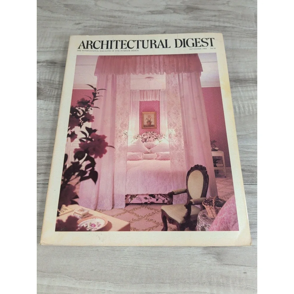 Architectural Digest Issue September 1984 Fine Interior Design